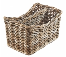 Zeitungsständer aus Rattan 2 Fächer Zeitungsständer aus Rattan 2 Fächer