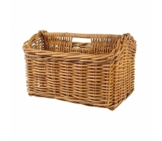 Zeitungsständer aus Rattan 2 Fächer laca Zeitungsständer aus Rattan 2 Fächer laca