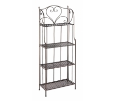 Metallregal - braun - 161 cm Metallregal - braun - 161 cm