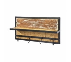 Garderobe Wandregal mit Haken Garderobe Wandregal mit Haken