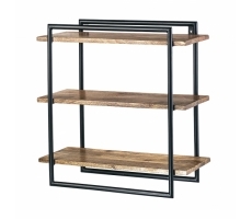 Wandregal IRON aus Holz und Metall Wandregal IRON aus Holz und Metall