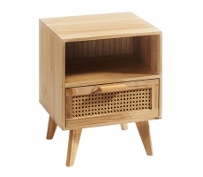 Holzregal mit Schublade und Fach Holzregal mit Schublade und Fach