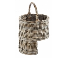 Treppenkorb Rattan kubu grey Treppenkorb Rattan kubu grey