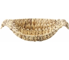 Dekoschale Wasserhyaz. oval Griffe S Dekoschale Wasserhyaz. oval Griffe S