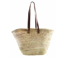 Palmtasche Lederhenkel