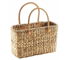Tasche eckig Wasserhyazinthe klein
