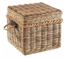 Sitztruhe aus Rattan kubu grey Sitztruhe aus Rattan kubu grey