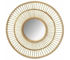 Spiegel LINA aus Rattan