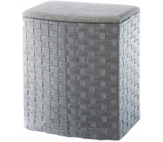 Wäschebehälter Nylon halbrund grau Wäschebehälter Nylon halbrund grau