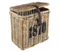 Universalkorb mit Deckel aus Rattan Universalkorb mit Deckel aus Rattan