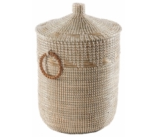 Schlangenkorb WOMA WHITE aus Seegras Schlangenkorb WOMA WHITE aus Seegras