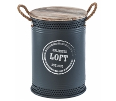 Wäschebehälter LOFT ANTHRAZIT Gr. M Wäschebehälter LOFT ANTHRAZIT Gr. M