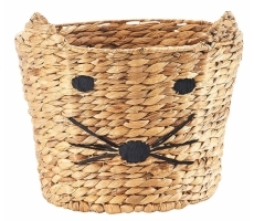 Dekokorb CAT aus Wasserhyazinthe Dekokorb CAT aus Wasserhyazinthe