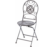 Stuhl aus Metall braun 91cm Stuhl aus Metall braun 91cm