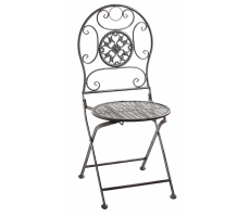 Stuhl aus Metall grau 91cm Stuhl aus Metall grau 91cm