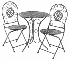 Tischgruppe Metall grau Tischgruppe Metall grau