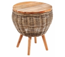 Beistelltisch ALINA aus Mahagoni Holz