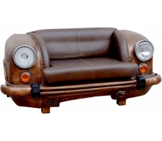 Autosofa FRONT Metall Leder