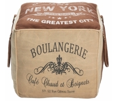 Sitzwürfel Boulangerie aus Canvas Sitzwürfel Boulangerie aus Canvas