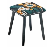 Sitzhocker IMBALI mit Blumenmuster