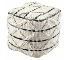 Sitzpouf JAIPUR eckig aus Baumwolle Sitzpouf JAIPUR eckig aus Baumwolle