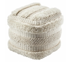 Sitzpouf KARMA eckig aus Baumwolle Sitzpouf KARMA eckig aus Baumwolle