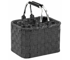 Flaschenträger 6 Fl. Nylon black white