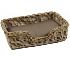 Hundelager PUPPY Rattan m. Kissen XS Hundelager PUPPY Rattan m. Kissen XS