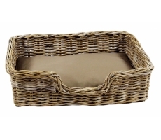 Hundelager PUPPY Rattan m. Kissen S Hundelager PUPPY Rattan m. Kissen S