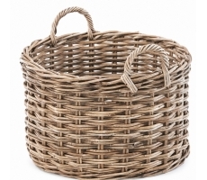 Aufbewahrungskorb Rattan rund SELINA