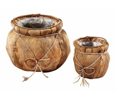 Übertopf Kokos S/2 Übertopf Kokos S/2