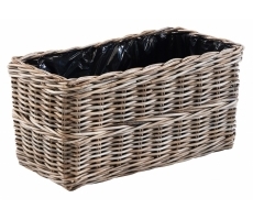 Blumenbank LALE Rattan grau