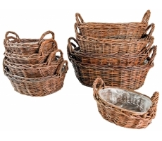 Pflanzkorb Weide oval natur S/9 Pflanzkorb Weide oval natur S/9