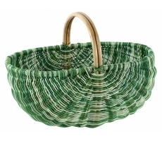 Rattankorb multicolor grün Rattankorb multicolor grün