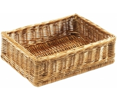 Regalkorb eckig 40x30x12cm gek.Weide Regalkorb eckig 40x30x12cm gek.Weide