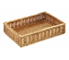 Regalkorb eckig 60x40x12 cm gek. Weide Regalkorb eckig 60x40x12 cm gek. Weide