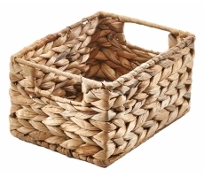 Regalkorb aus Wasserhyazinthe Gr S