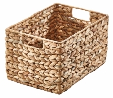 Regalkorb aus Wasserhyazinthe Gr M