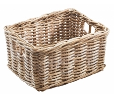 Rattankorb eckig Kubu grau Gr.S