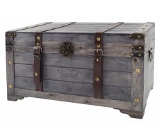 Truhe KUBA Holz grau GR2 Truhe KUBA Holz grau GR2