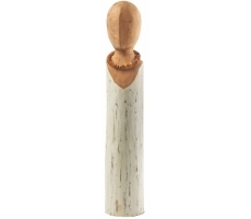 Dekofigur BUST mit Schmuck aus Holz Dekofigur BUST mit Schmuck aus Holz