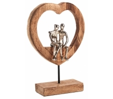 Dekofigur SOUL aus Holz u. Metall Dekofigur SOUL aus Holz u. Metall