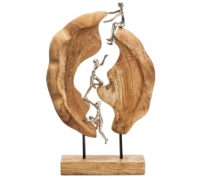 Dekofigur FUSIONA aus Holz Metall