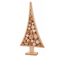 Dekoobjekt Holzaum LIGNO mit Standfuß