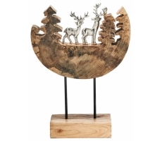 Dekofigur ARCTICA aus Holz Metall
