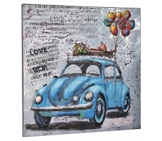 Metallbild 3D BEETLE Metallbild 3D BEETLE