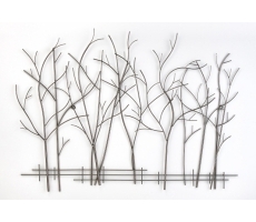 Wandbild STICKS Metall silber Wandbild STICKS Metall silber