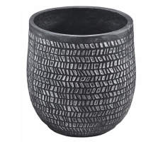 Pflanztopf rund LAVA Größe M Fiberglas