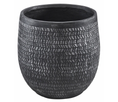 Pflanztopf rund LAVA Größe L Fiberglas