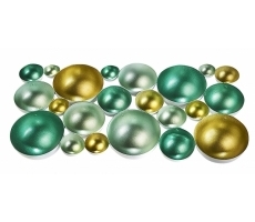 Kerzenhalter BUBBLE blau grün lang Kerzenhalter BUBBLE blau grün lang